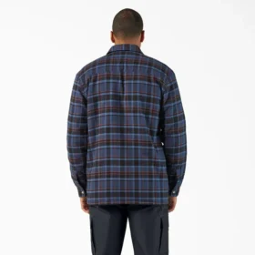 Veste-chemise en flanelle déperlante doublée de polaire