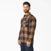 Veste-chemise en flanelle déperlante doublée de polaire Veste-chemise en flanelle déperlante doublée de polaire
