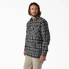 Veste-chemise en flanelle déperlante doublée de polaire Veste-chemise en flanelle déperlante doublée de polaire