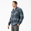 Veste-chemise en flanelle déperlante doublée de polaire Veste-chemise en flanelle déperlante doublée de polaire