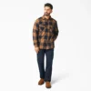 Veste-chemise en flanelle déperlante doublée de polaire Veste-chemise en flanelle déperlante doublée de polaire