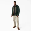 Veste-chemise en flanelle déperlante doublée de polaire Veste-chemise en flanelle déperlante doublée de polaire