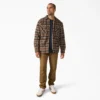 Veste-chemise en flanelle déperlante doublée de polaire Veste-chemise en flanelle déperlante doublée de polaire