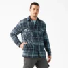 Veste-chemise en flanelle déperlante doublée de polaire Veste-chemise en flanelle déperlante doublée de polaire