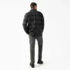 Veste-chemise en flanelle déperlante doublée de polaire Veste-chemise en flanelle déperlante doublée de polaire