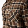 Veste-chemise en flanelle déperlante doublée de polaire Veste-chemise en flanelle déperlante doublée de polaire