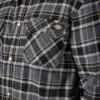 Veste-chemise en flanelle déperlante doublée de polaire Veste-chemise en flanelle déperlante doublée de polaire
