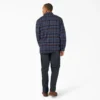 Veste-chemise en flanelle déperlante doublée de polaire Veste-chemise en flanelle déperlante doublée de polaire