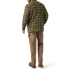 Veste-chemise en flanelle déperlante doublée de polaire Veste-chemise en flanelle déperlante doublée de polaire