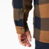 Veste-chemise en flanelle déperlante doublée de polaire Veste-chemise en flanelle déperlante doublée de polaire