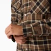 Veste-chemise en flanelle déperlante doublée de polaire Veste-chemise en flanelle déperlante doublée de polaire