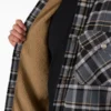 Veste-chemise en flanelle déperlante doublée de polaire Veste-chemise en flanelle déperlante doublée de polaire