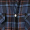 Veste-chemise en flanelle déperlante doublée de polaire Veste-chemise en flanelle déperlante doublée de polaire