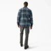Veste-chemise en flanelle déperlante doublée de polaire Veste-chemise en flanelle déperlante doublée de polaire