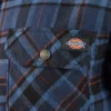 Veste-chemise en flanelle déperlante doublée de polaire Veste-chemise en flanelle déperlante doublée de polaire