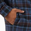 Veste-chemise en flanelle déperlante doublée de polaire Veste-chemise en flanelle déperlante doublée de polaire