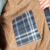 Veste-chemise en flanelle déperlante doublée de polaire Veste-chemise en flanelle déperlante doublée de polaire
