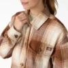 Veste-chemise en flanelle pour femme Veste-chemise en flanelle pour femme