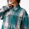 Veste-chemise en flanelle pour femme Veste-chemise en flanelle pour femme