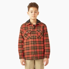 Veste chemise en flanelle pour garçon