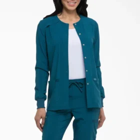 Veste de travail à boutons-pression Eds Essentials pour femme