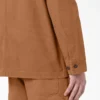 Veste de travail en toile de coton délavée à la pierre, sans doublure Veste de travail en toile de coton délavée à la pierre, sans doublure