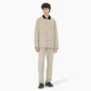 Veste de travail en toile de coton délavée à la pierre, sans doublure Veste de travail en toile de coton délavée à la pierre, sans doublure
