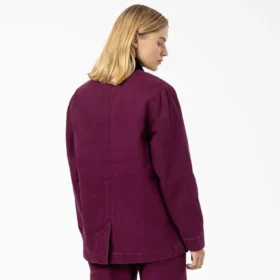 Veste de travail en toile de coton pour femme