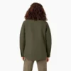 Veste de travail pour femme en toile de coton brossée doublée de polaire à poils longs Veste de travail pour femme en toile de coton brossée doublée de polaire à poils longs