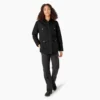 Veste de travail pour femme en toile de coton brossée doublée de polaire à poils longs Veste de travail pour femme en toile de coton brossée doublée de polaire à poils longs