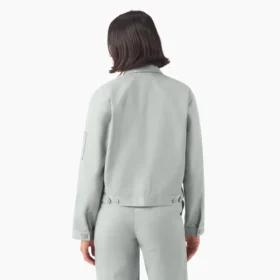Veste Eisenhower courte sans doublure pour femme
