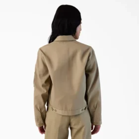 Veste Eisenhower courte sans doublure pour femme