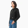 Veste Eisenhower courte sans doublure pour femme