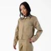 Veste Eisenhower courte sans doublure pour femme