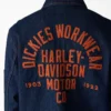 Veste en denim brodée Dickies X Harley-Davidson® à coupe carrée
