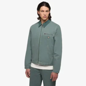 Veste en denim doublée de flanelle