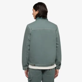 Veste en denim doublée de flanelle