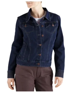 Veste en denim stretch pour femme