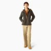 Veste en polaire à poils longs pour femme Veste en polaire à poils longs pour femme
