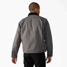 Veste en toile de coton doublée de couverture