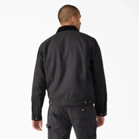 Veste en toile de coton doublée de couverture