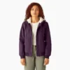 Veste en toile de coton doublée polaire pour femme Veste en toile de coton doublée polaire pour femme