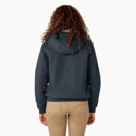 Veste en toile de coton doublée polaire pour femme