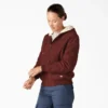 Veste en toile de coton doublée polaire pour femme Veste en toile de coton doublée polaire pour femme