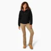 Veste en toile de coton doublée polaire pour femme Veste en toile de coton doublée polaire pour femme