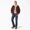 Veste en toile de coton doublée polaire pour femme Veste en toile de coton doublée polaire pour femme