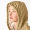Veste en toile de coton doublée polaire pour femme Veste en toile de coton doublée polaire pour femme