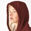 Veste en toile de coton doublée polaire pour femme Veste en toile de coton doublée polaire pour femme