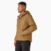 Veste en toile de coton Duck Canvas doublée de polaire à poils longs