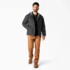 Veste en toile de coton Duck Canvas doublée de polaire à poils longs